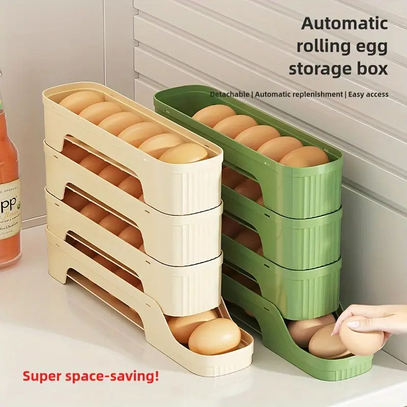 1Pc Detachable Rolling Egg Hol - Egg Storage Holder recension och pris