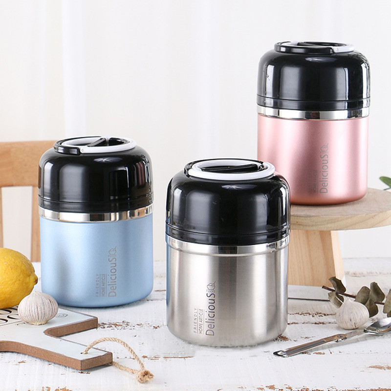 Lunch Box Stainless Steel Ther - Food Storage For Long Term recension och pris