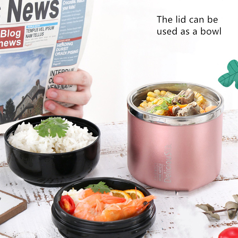 Lunch Box Stainless Steel Ther - Food Storage For Long Term recension och pris