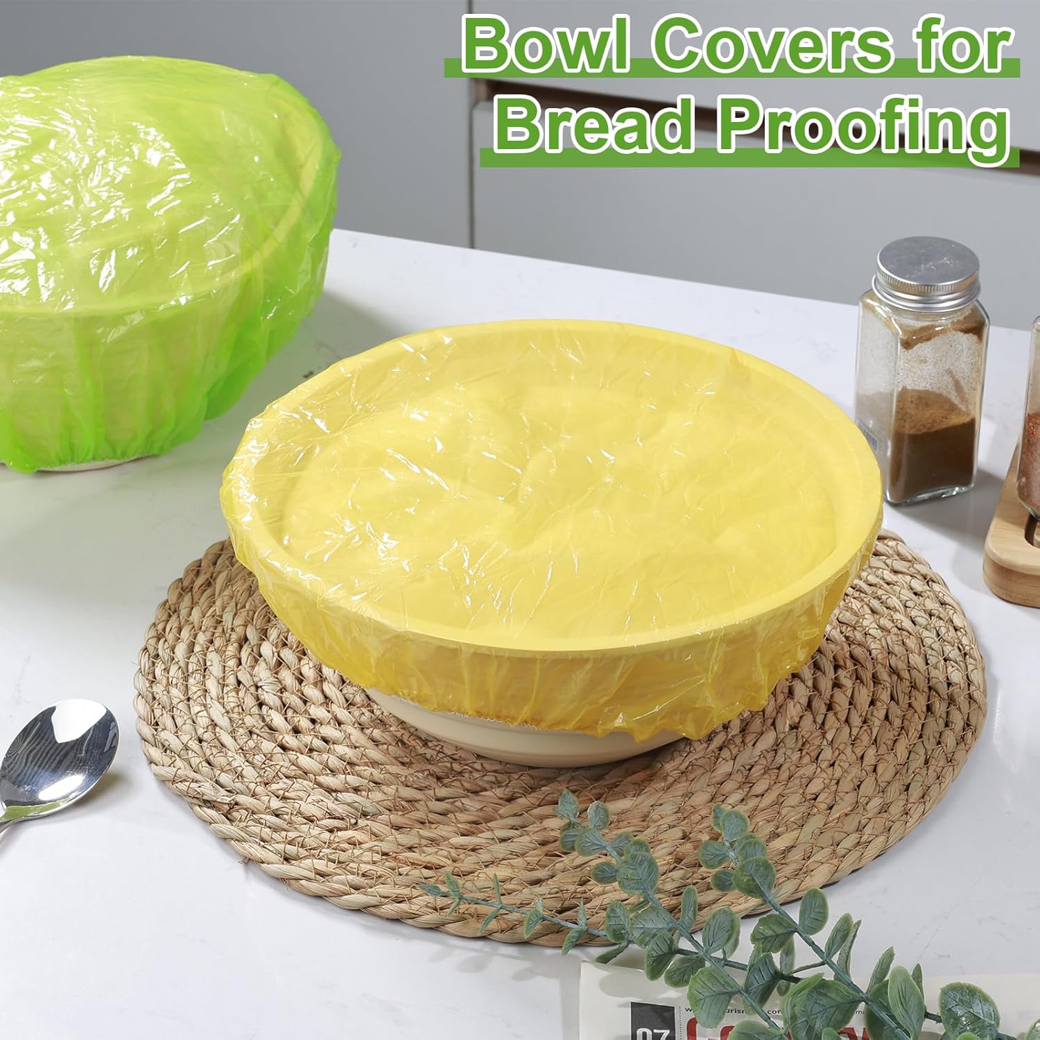 Bowl Covers Plastic Elastic Wr - Food Storage Reusable Bags recension och pris