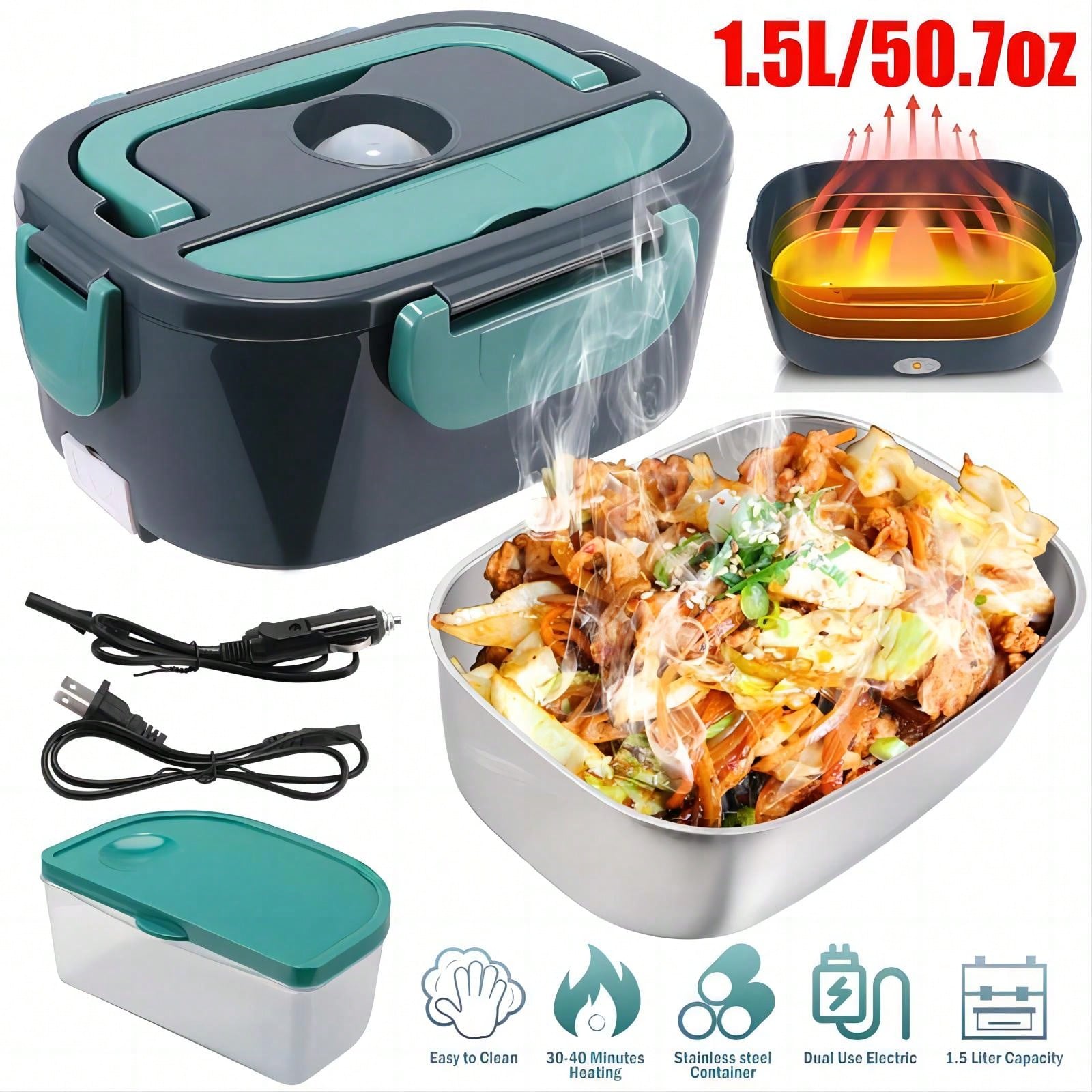 1.5 L 60W Electric Lunch Box F - Food Storage Warmer recension och pris