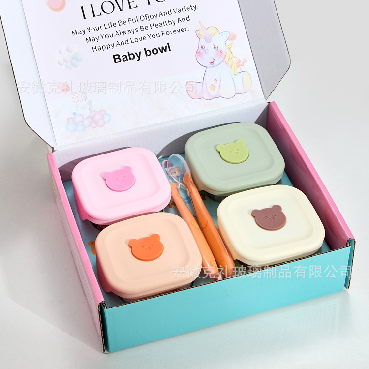 Reusable Square Silicone Baby  - Food Storage Baby recension och pris