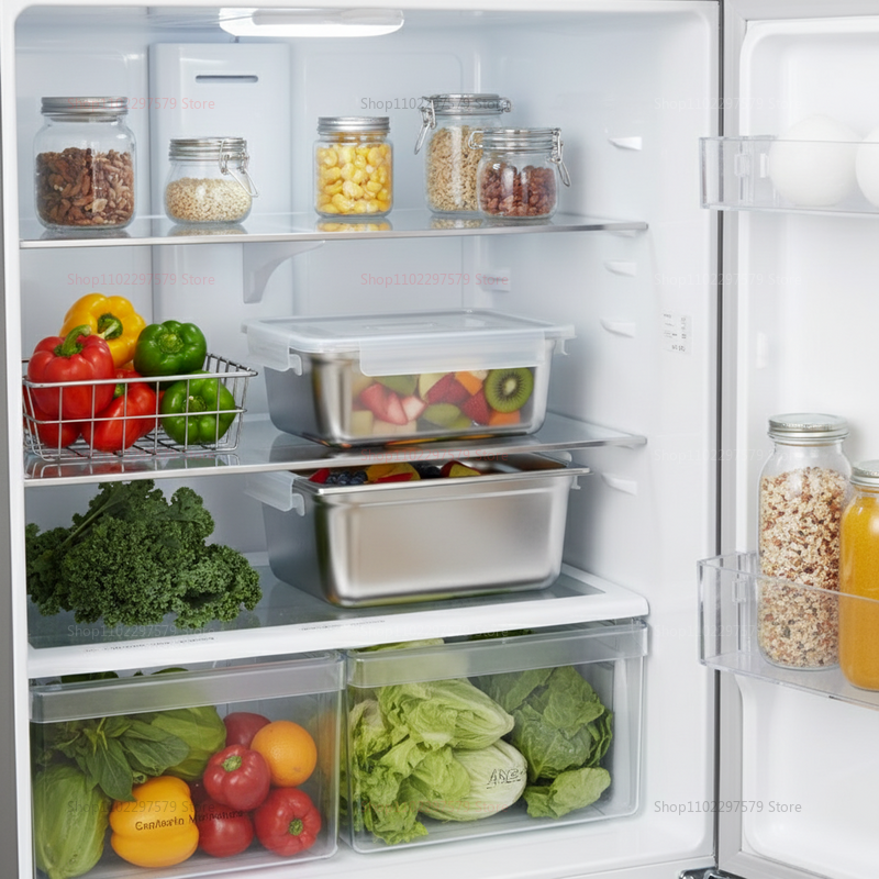 Plate Stainless Steel Food Con - Food Storage And Organizer recension och pris
