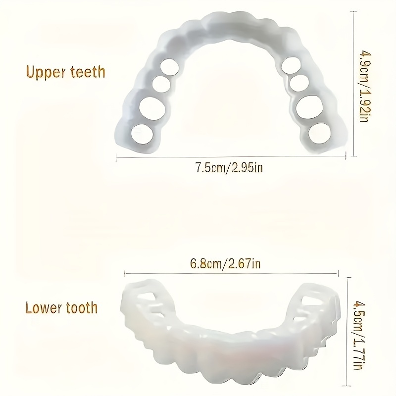 Soft Silicone Safe Veneers, Re - Food Storage Unit recension och pris