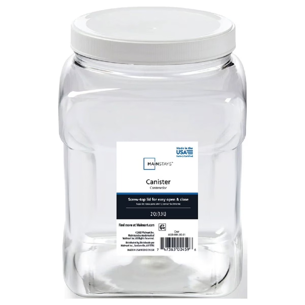 2-Pack Extra Large 4 Quart Cle - Food Storage Jars Plastic recension och pris