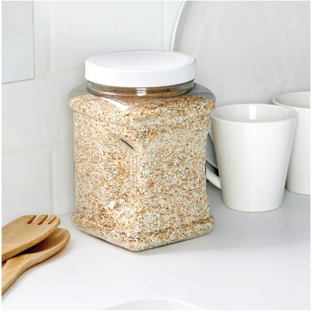 2-Pack Extra Large 4 Quart Cle - Food Storage Jars Plastic recension och pris