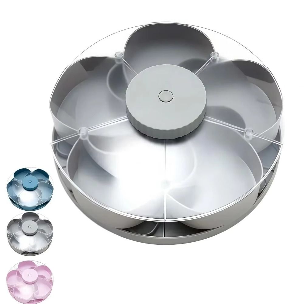 With Lid Rotating Snack Tray M - Food Storage With Dividers recension och pris