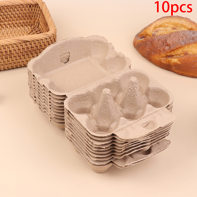 10Pcs Pulp Egg Carton 15cm Reu - Egg Storage Holder recension och pris