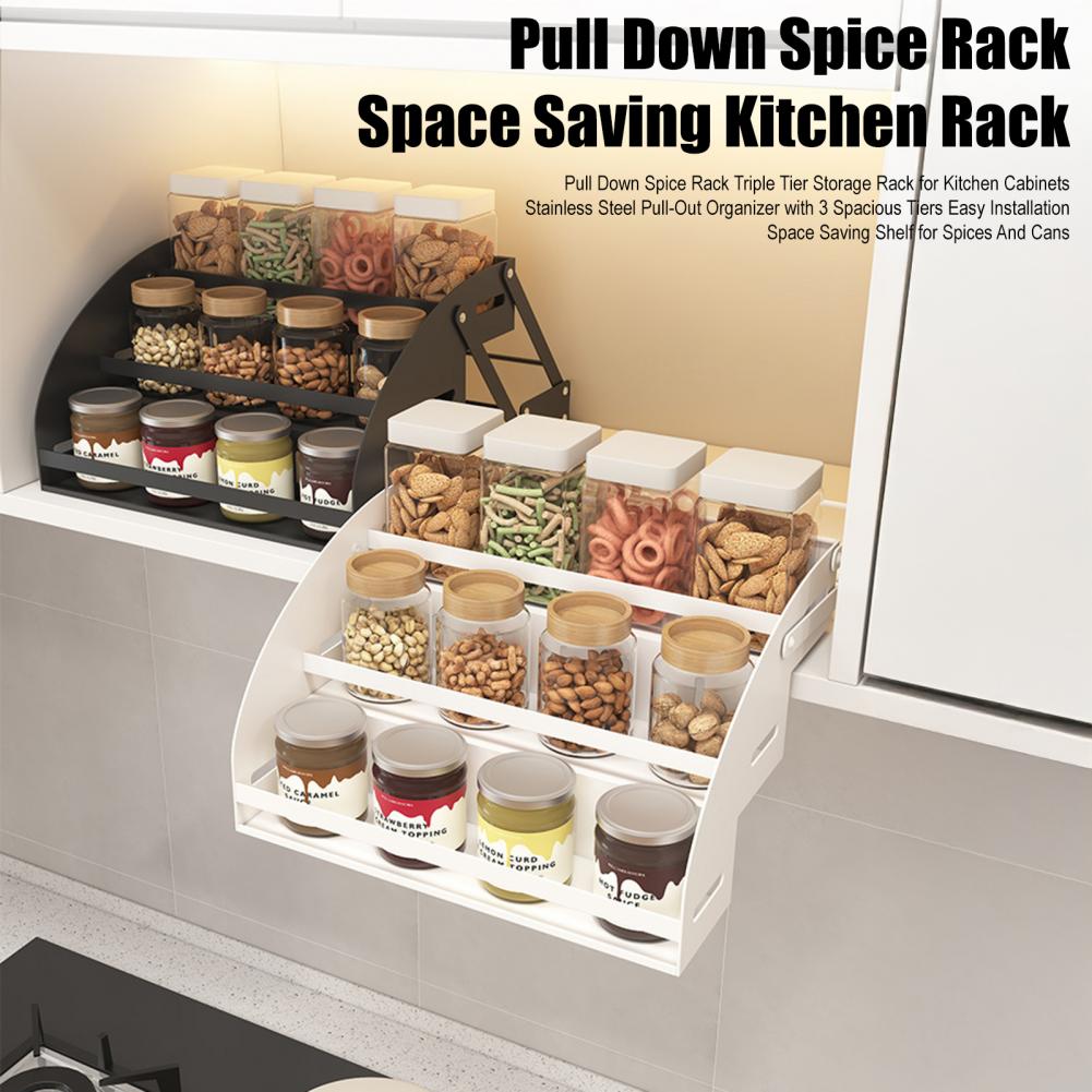 Triple Tier Spice Organizer 3- - Food Storage In Cabinets recension och pris