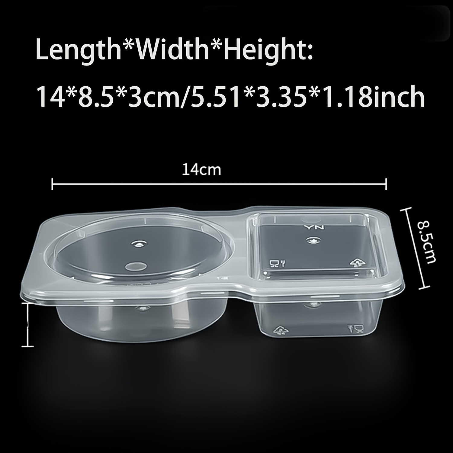 10Pcs Food Storage Containers  - Food Storage Plastic Containers With Lids recension och pris