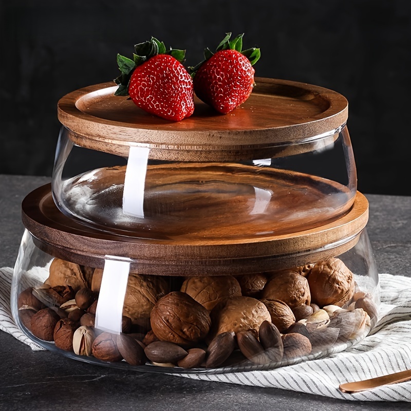Set of 2 Glass Canisters with  - Food Storage Lidl recension och pris