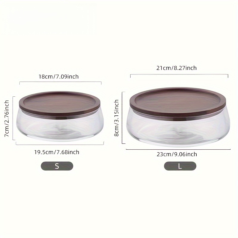 Set of 2 Glass Canisters with  - Food Storage Lidl recension och pris