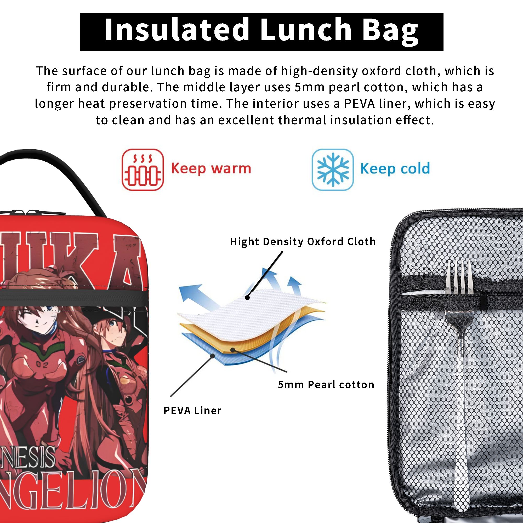 EVA Asuka Insulated Lunch Bags - Food Storage In Cooler recension och pris