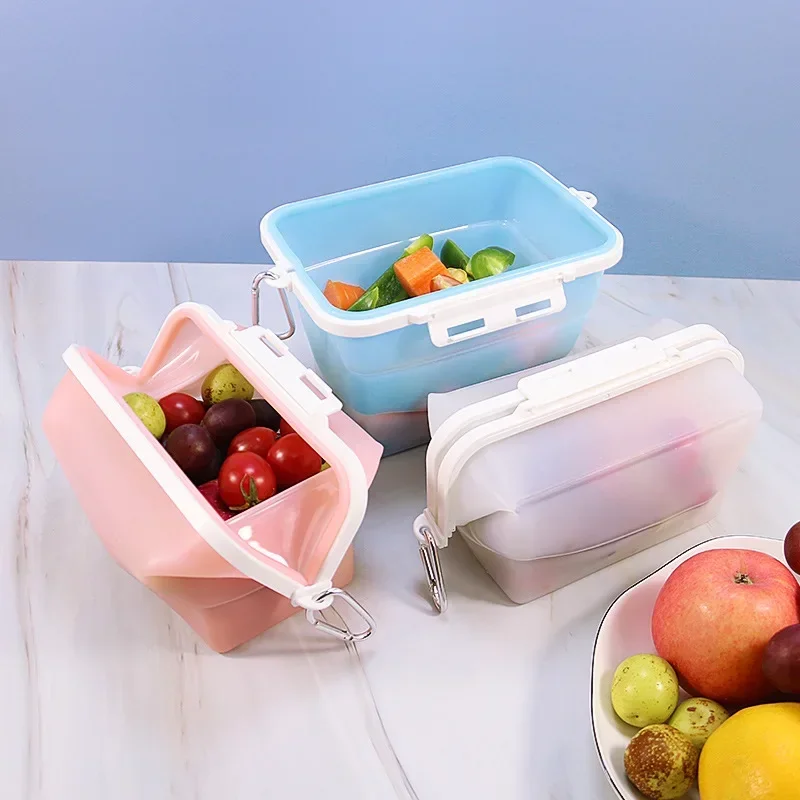 Silicone Travel Premium Reusab - Food Storage Reusable Bags recension och pris