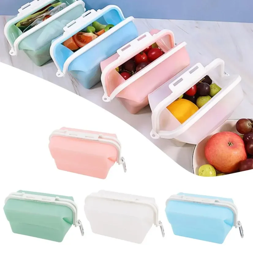 Silicone Travel Premium Reusab - Food Storage Reusable Bags recension och pris