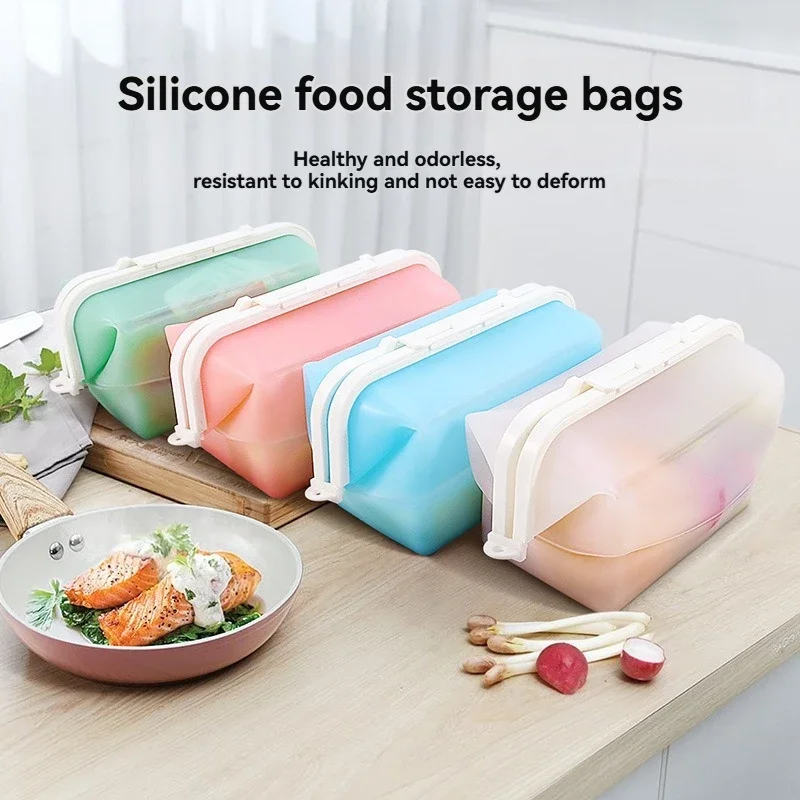 Silicone Travel Premium Reusab - Food Storage Reusable Bags recension och pris