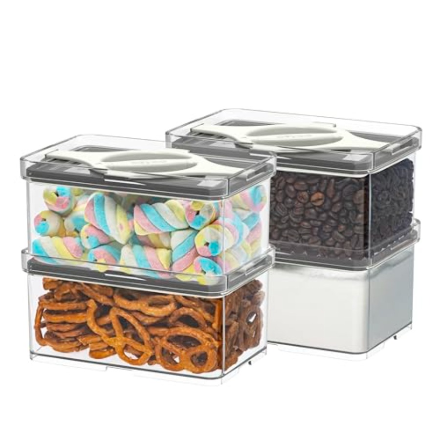 4-Pack Small Pantry Containers - Food Storage Lidl recension och pris