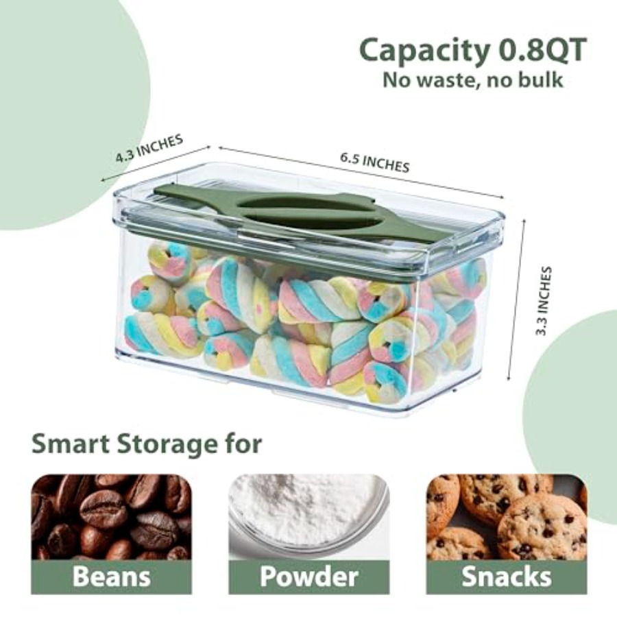 4-Pack Small Pantry Containers - Food Storage Lidl recension och pris