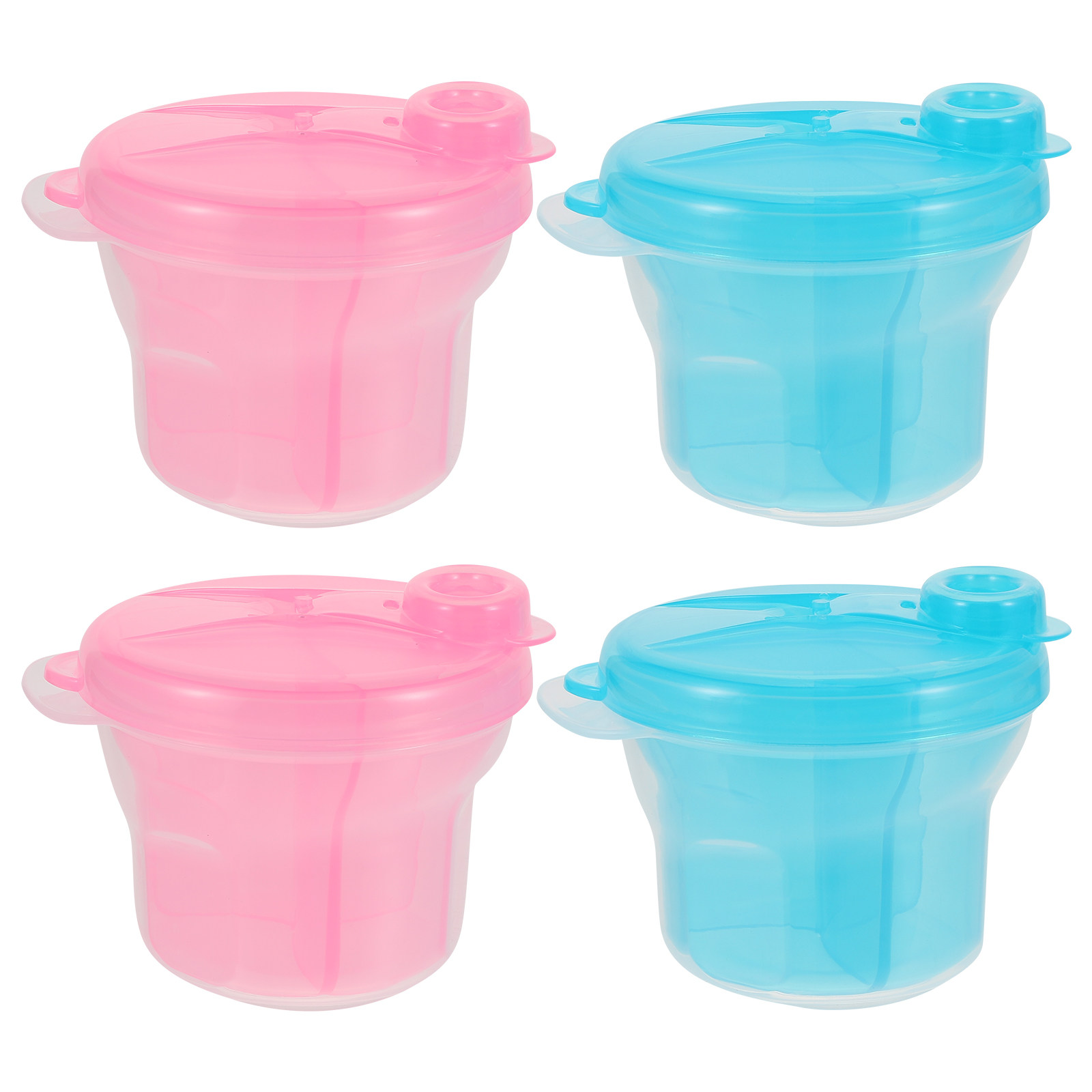 4Pcs Milk Powder Dispenser Rot - Food Storage Baby recension och pris