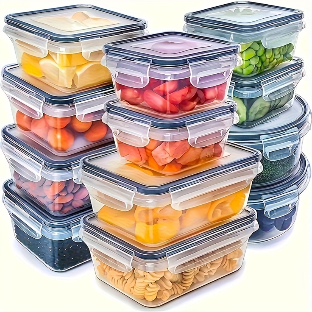 Set BPA-Free Airtight Food Con - Food Storage Jars Plastic recension och pris