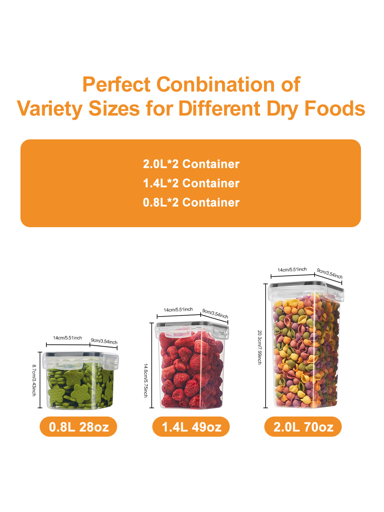 12pcs，Airtight food storage co - Food Storage Jars Plastic recension och pris