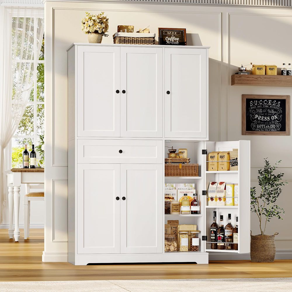 68 Tall Kitchen Pantry Storage - Food Storage In Cabinets recension och pris