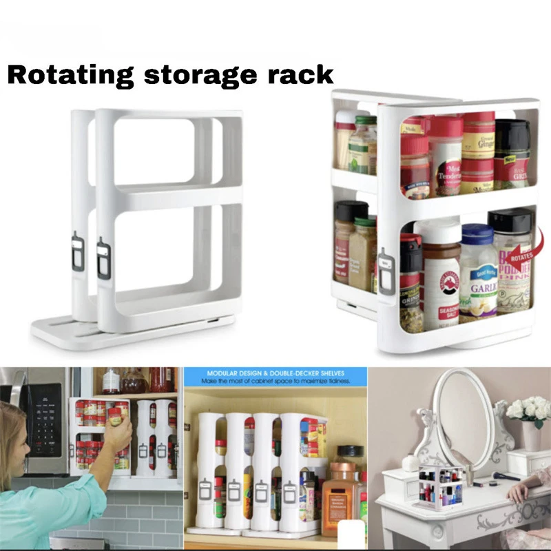 Multi-layer Storage Rotating R - Food Storage In Cabinets recension och pris