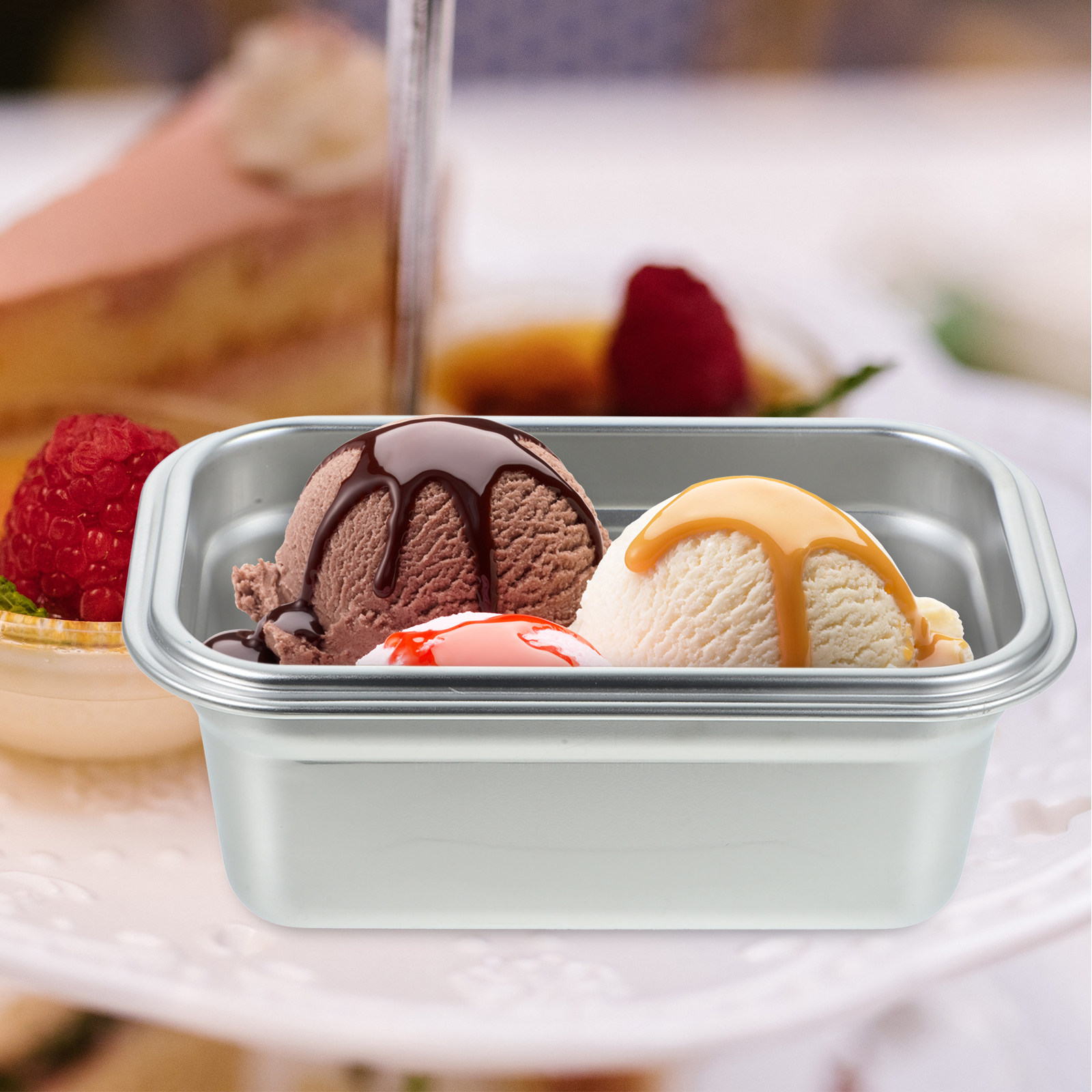Premium Stainless Steel Ice Cr - Food Storage For Long Term recension och pris