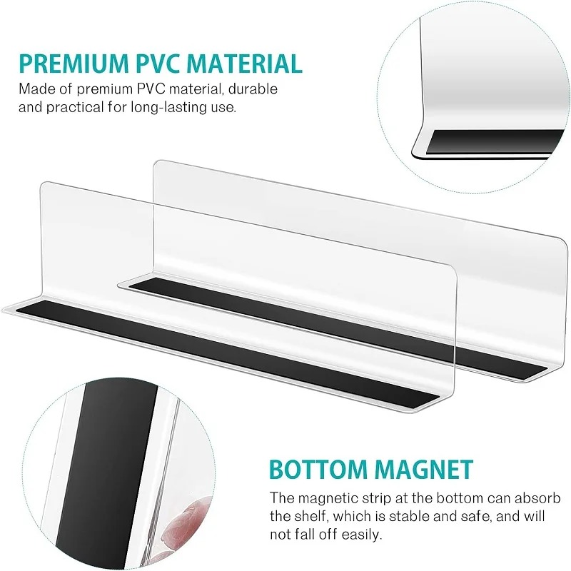 5PCS L Shaped Shelf Dividers P - Food Storage With Dividers recension och pris