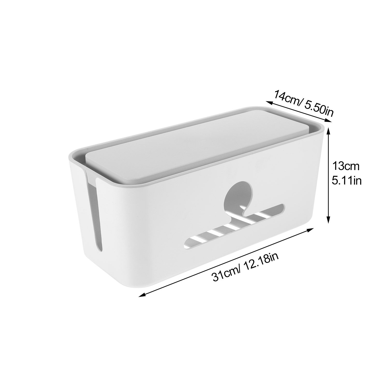 Power Cord Storage Box White D - Food Storage And Organizer recension och pris