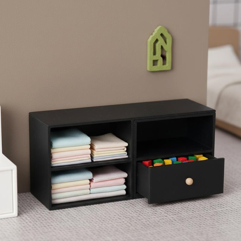 1Pcs 1/12 Dollhouse Storage Ca - Food Storage Cabinet recension och pris