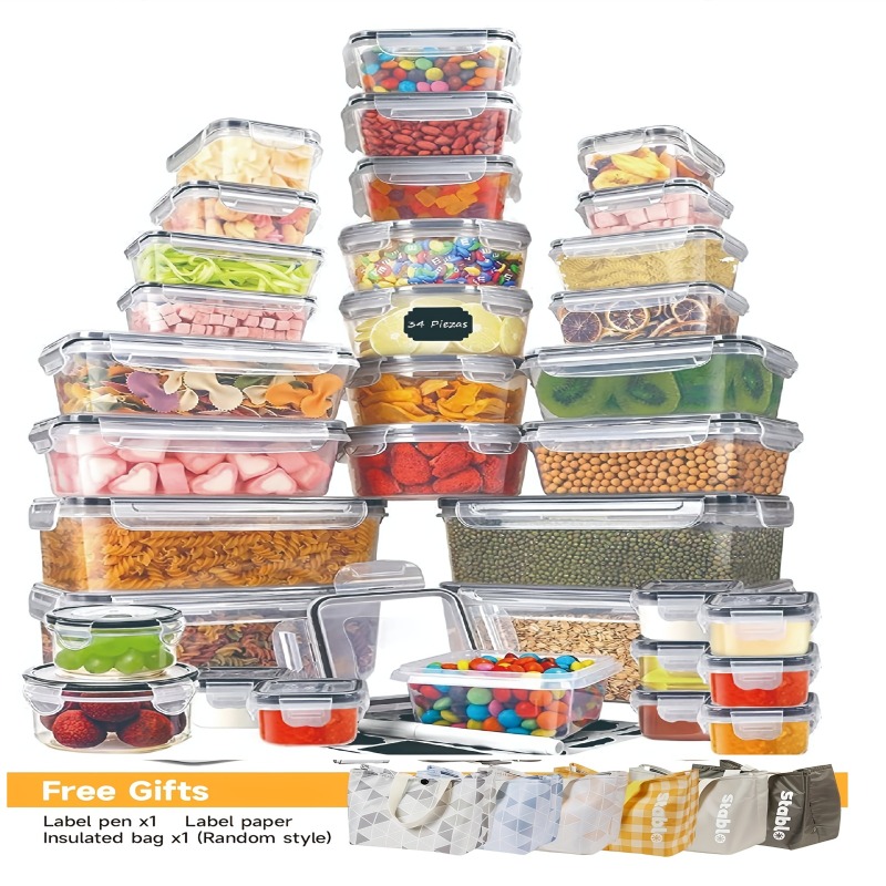 48PCS BPA-Free Food Storage Se - Food Storage And Preservation recension och pris