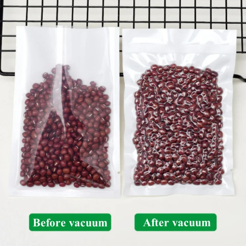 100PCS Open Top Clear White Va - Food Storage For Long Term recension och pris