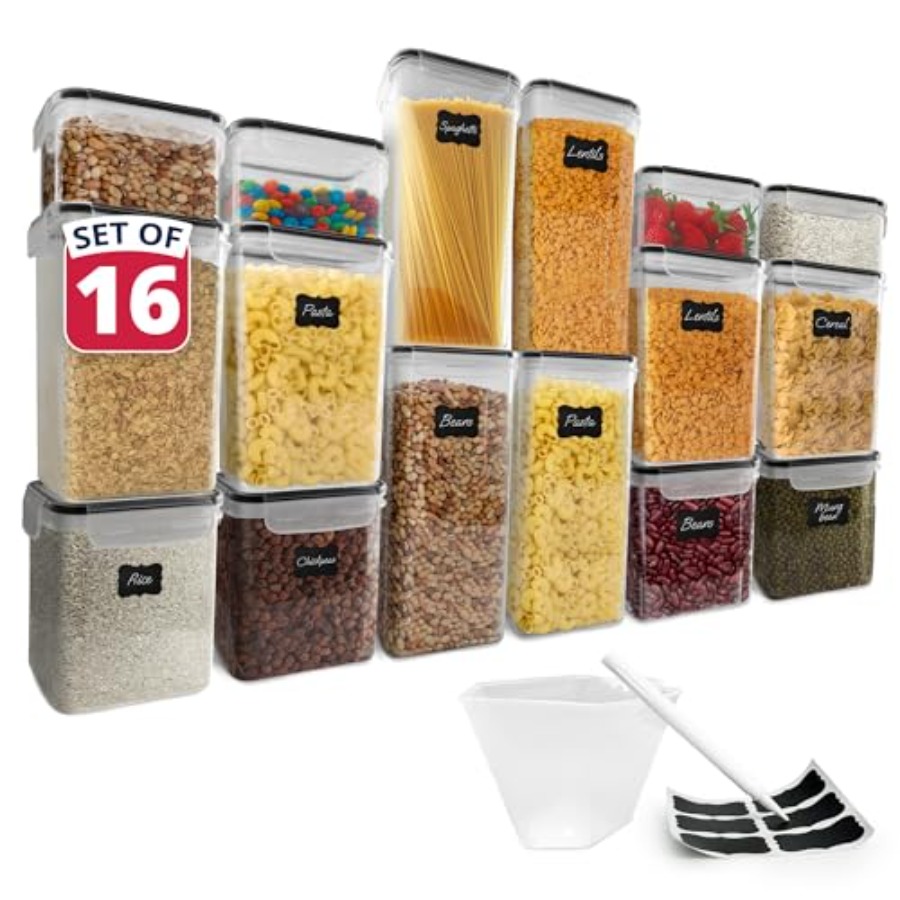 Airtight Food Storage Containe - Food Storage For Pantry recension och pris