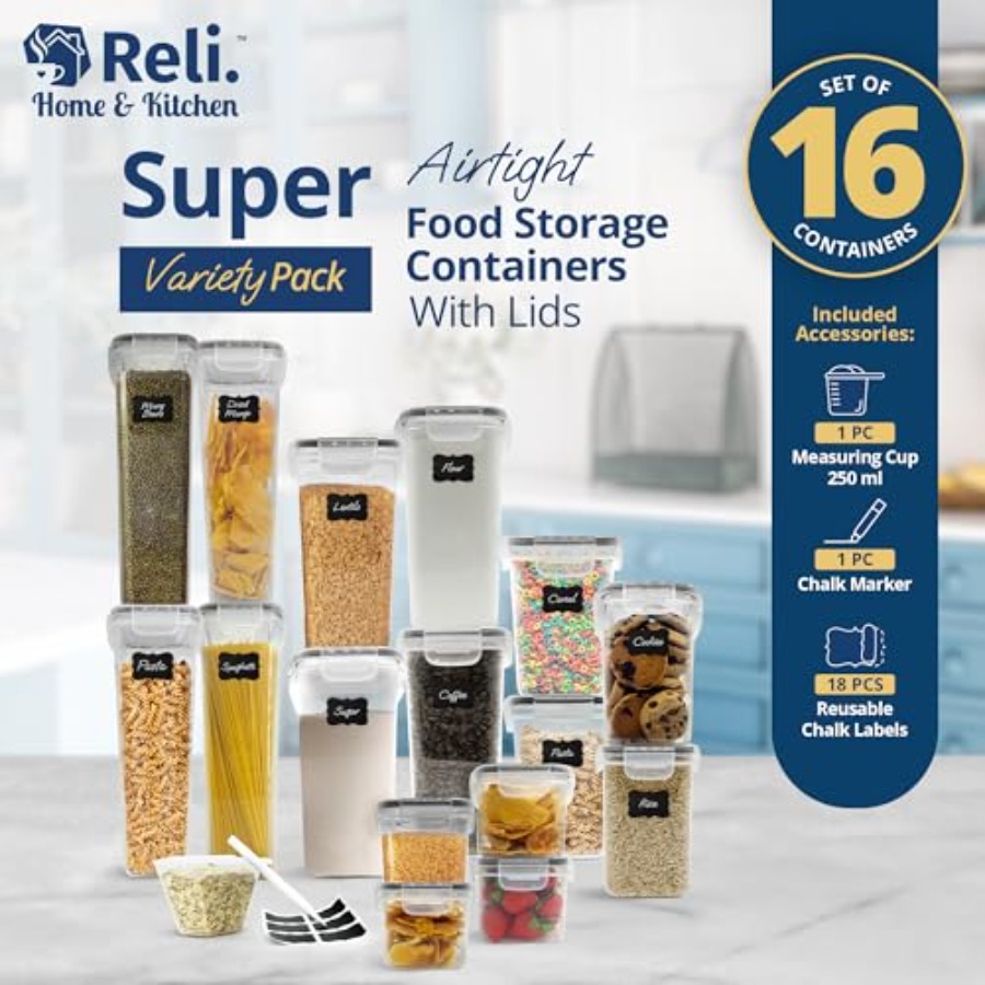Airtight Food Storage Containe - Food Storage For Pantry recension och pris