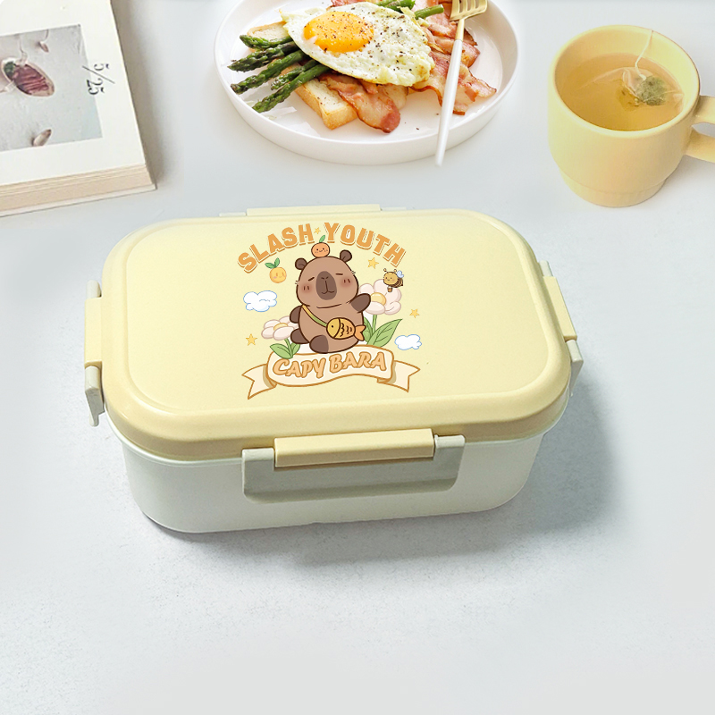 Capybara Bento Lunch Box Carto - Food Storage And Preservation recension och pris