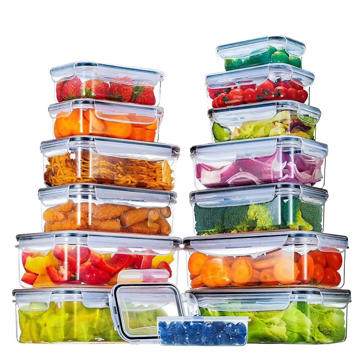 34PCS-Assorted Size Airtight F - Food Storage For Pantry recension och pris