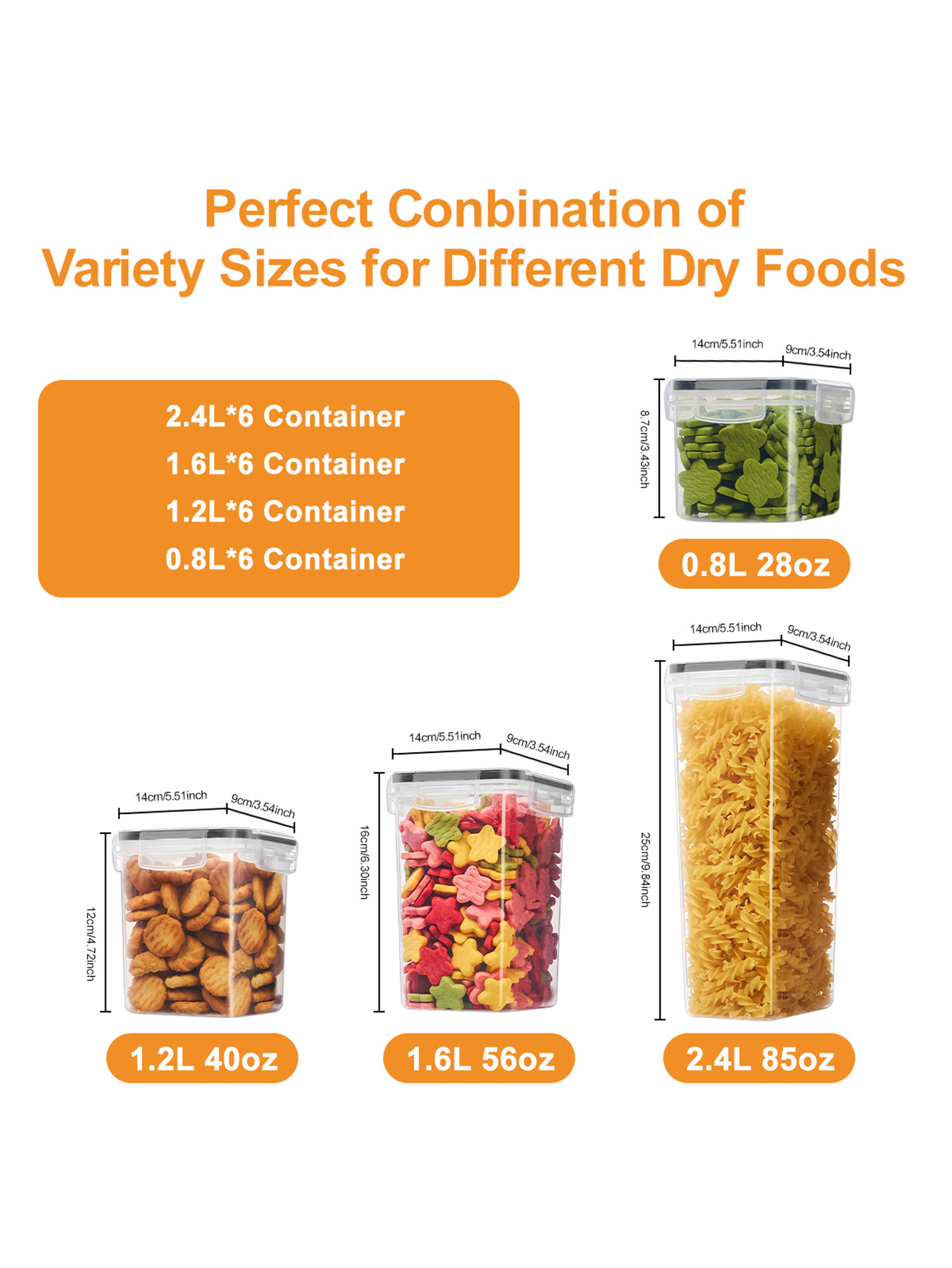48pcs,Sealed food storage cont - Food Storage Jars Plastic recension och pris