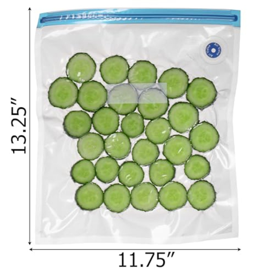 12 x 13 Set of 12 Reusable Air - Food Storage Reusable Bags recension och pris