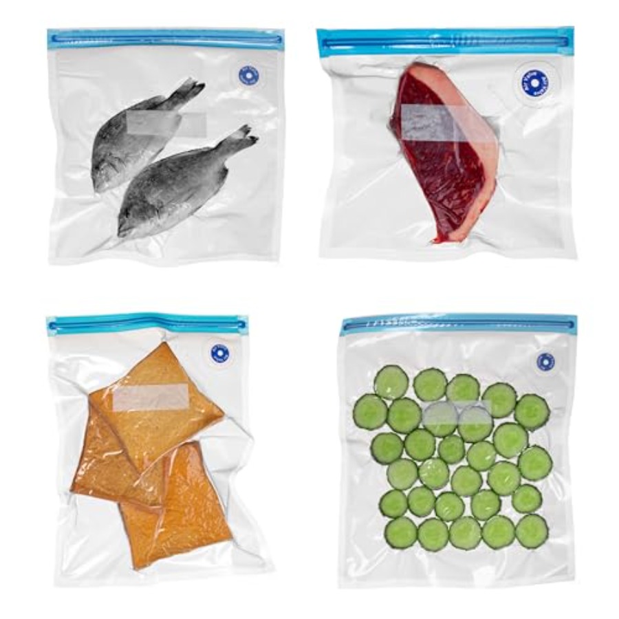 12 x 13 Set of 12 Reusable Air - Food Storage Reusable Bags recension och pris