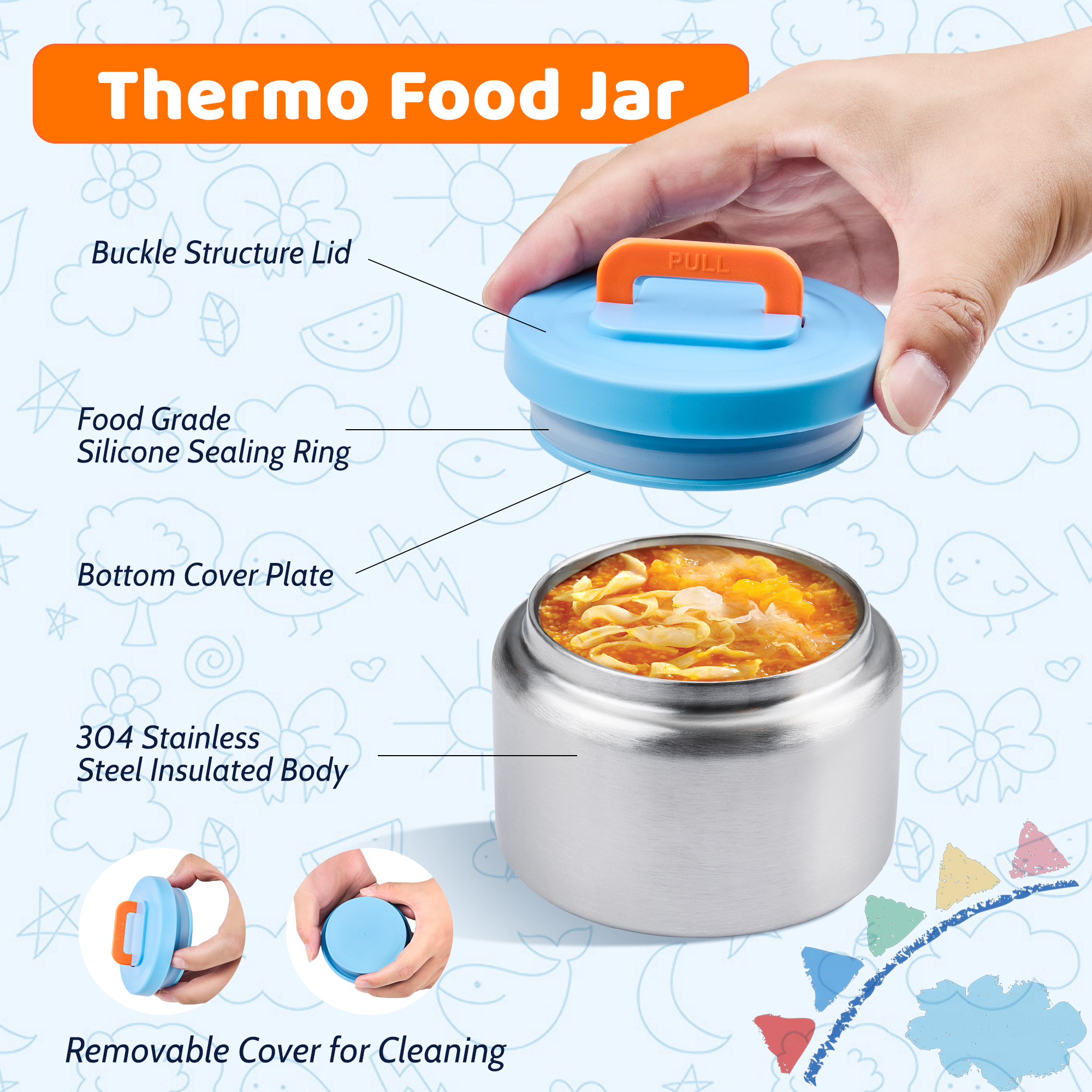 Bento Lunch Box for Kids with  - Food Storage Baby recension och pris