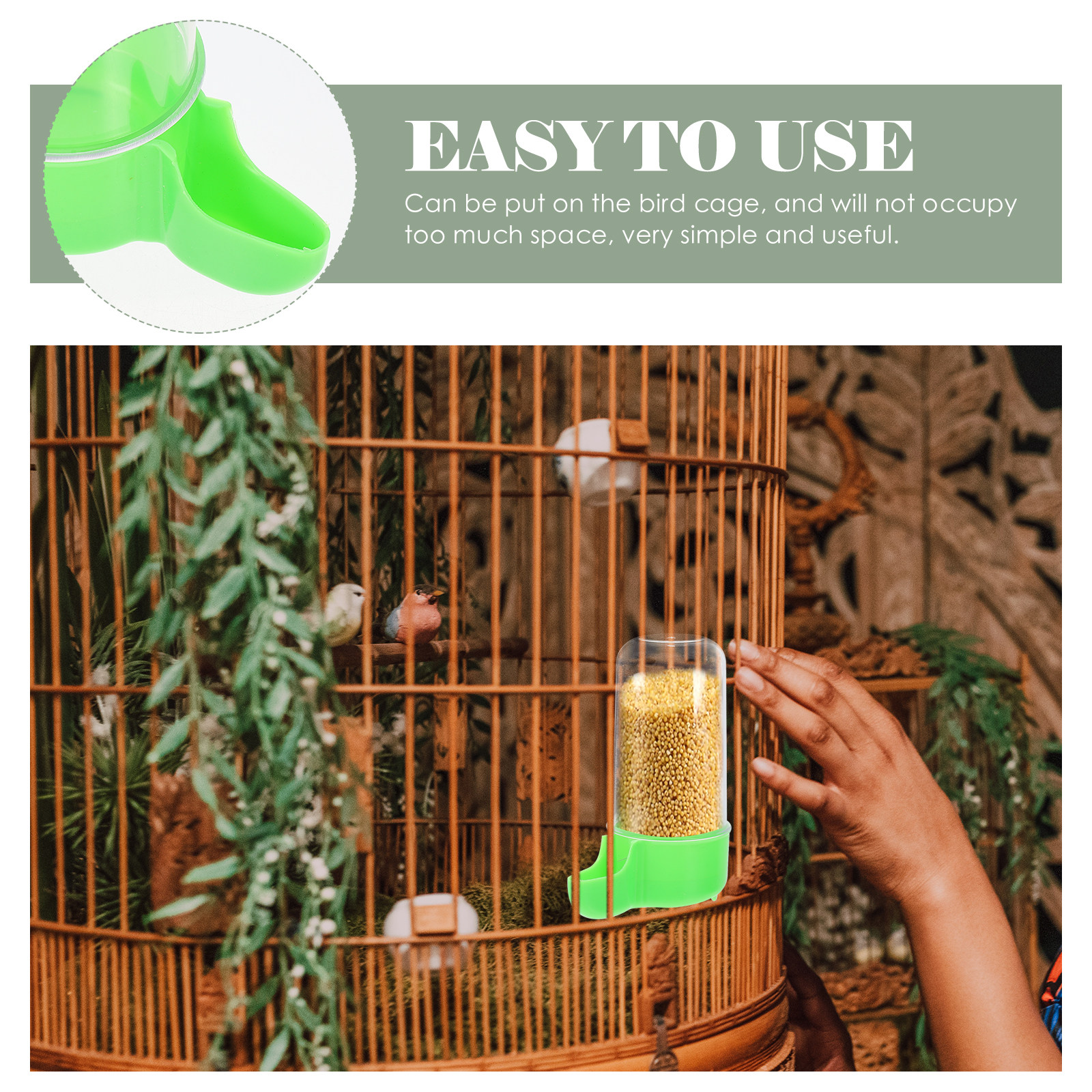 2Pcs Bird Food Storage Box Pla - Food Storage For Long Term recension och pris