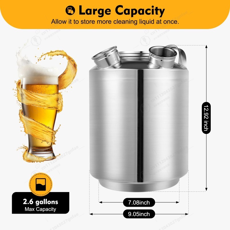 10L Stainless Steel Beer Line  - Food Storage Machine recension och pris