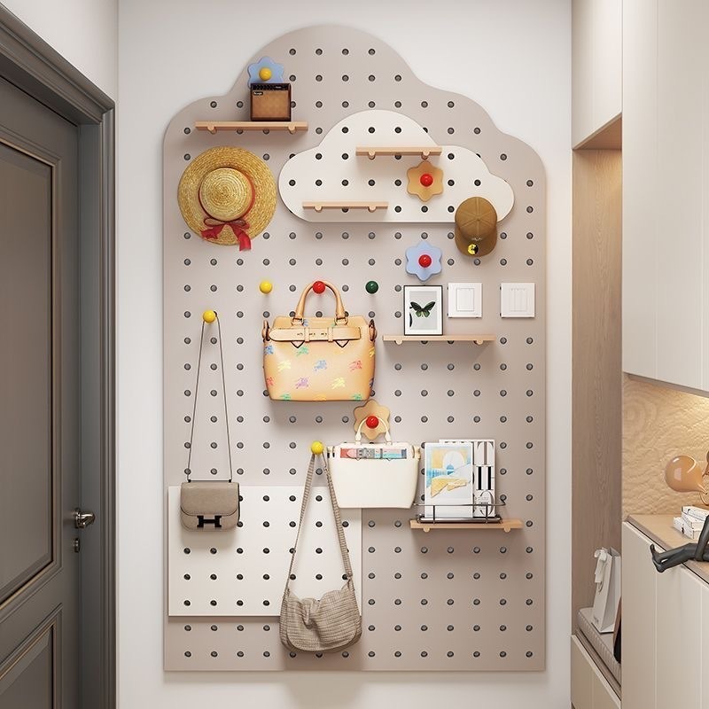 Wooden Cavities Board Wall She - Food Storage And Organizer recension och pris