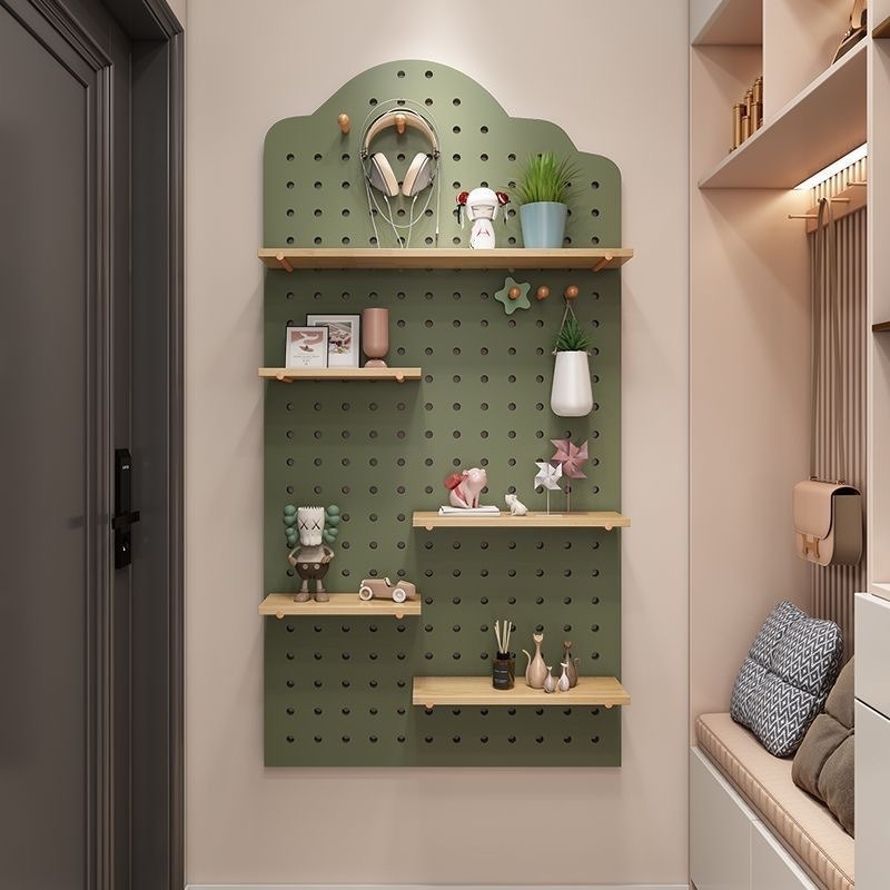 Wooden Cavities Board Wall She - Food Storage And Organizer recension och pris