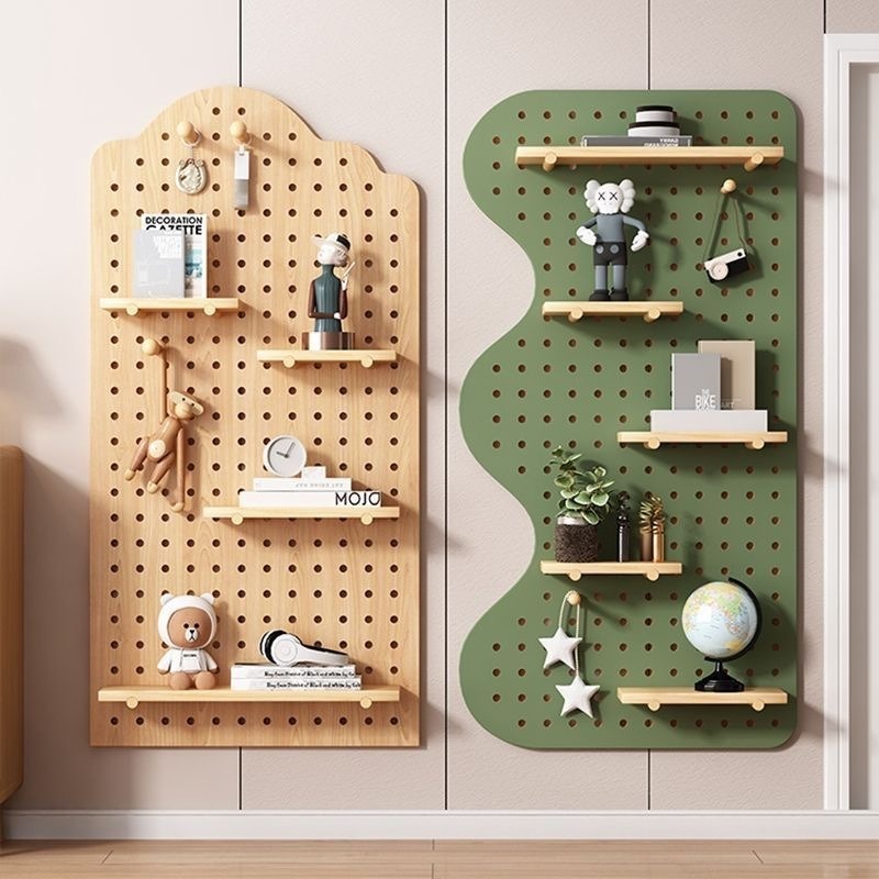 Wooden Cavities Board Wall She - Food Storage And Organizer recension och pris