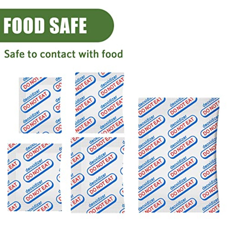110 Packs 100CC Food Grade Oxy - Food Storage Reusable Bags recension och pris
