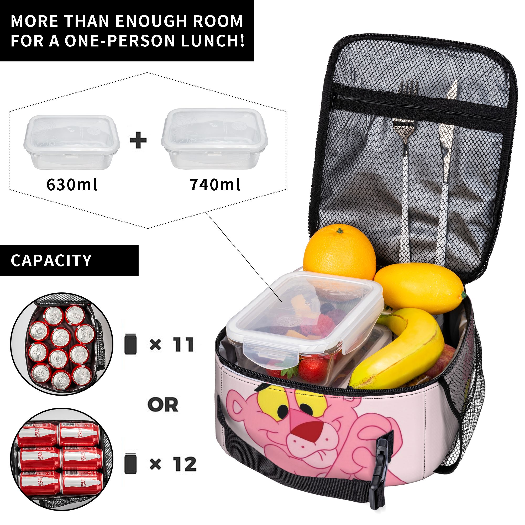 Leopard Insulated Lunch Bags T - Food Storage Reusable Bags recension och pris