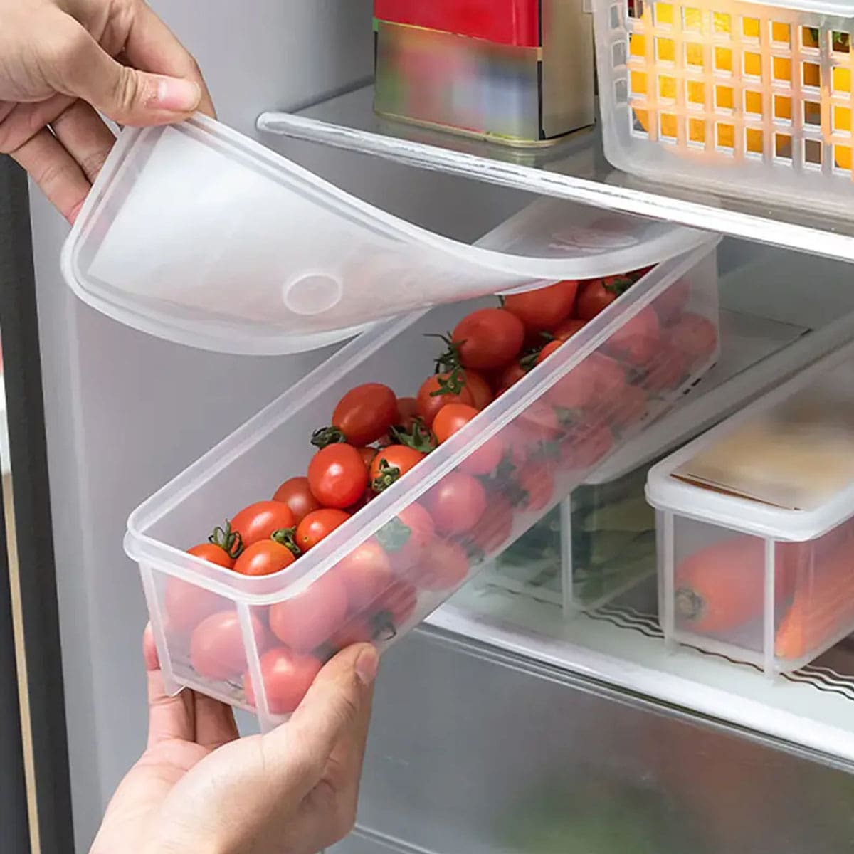1 Plastic Transparent Storage  - Food Storage Cabinet recension och pris