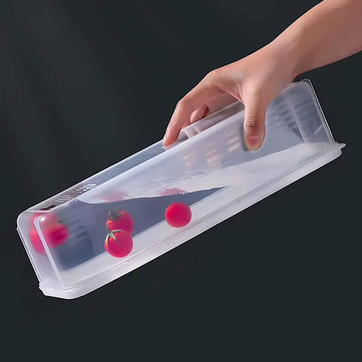 1 Plastic Transparent Storage  - Food Storage Cabinet recension och pris